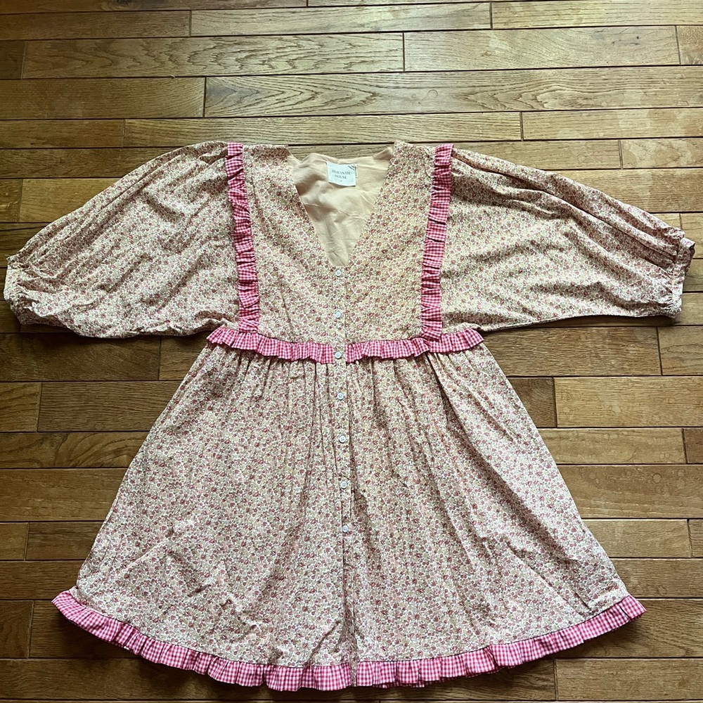 Tuckernuck Hyacinth House Tunic Dress Size M Little House in the Prairie